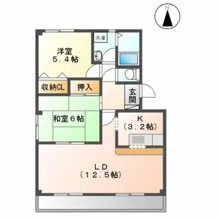 アメニティハウス青山【2階】の間取り