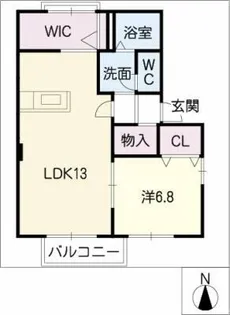 リブェールカモリ【1階】の間取り
