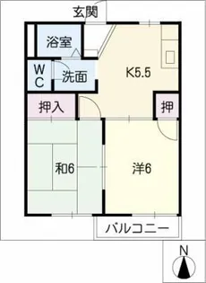 グリーンビラ92【2階】の間取り
