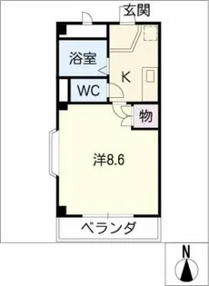 デミトリー松原Ⅰ【3階】の間取り
