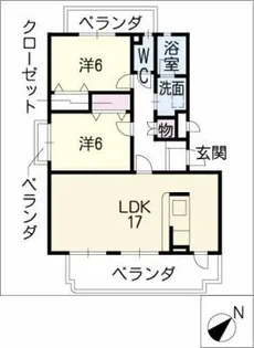 ネオ パラドール【3階】の間取り