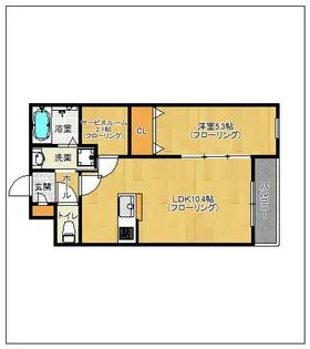 LIFEFIELD桜台【4階】の間取り