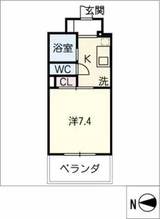 ハイム伝馬町【3階】の間取り