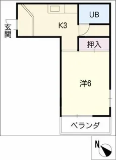 山田ビル【3階】の間取り