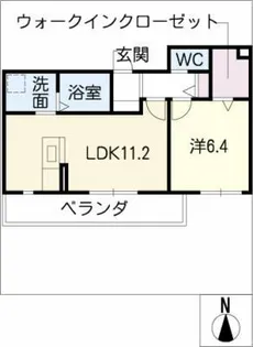 藤和エクセレントB【2階】の間取り