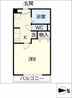 TIERRA EAST【1階】の間取り