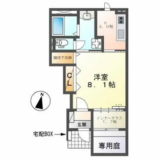 エスターテ【1階】の間取り