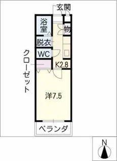 ソフィア宮東【3階】の間取り