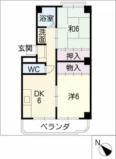 コーポにえ【2階】の間取り