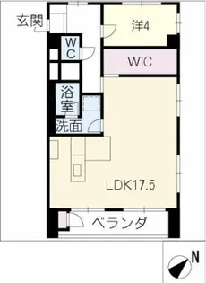エスポア覚王山 306号室【3階】の間取り