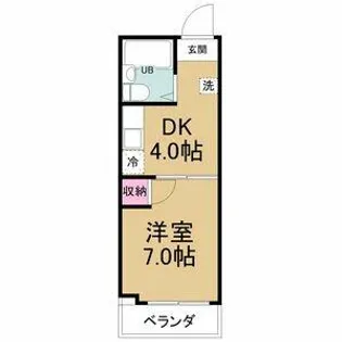 グリーンハイツ今池【4階】の間取り