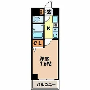 メゾンドMOE【7階】の間取り