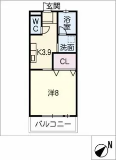 GRANDE【1階】の間取り