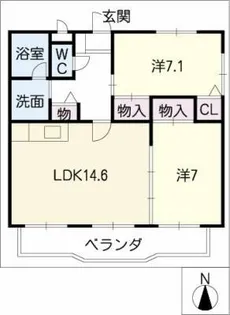 マルチマンション【1階】の間取り