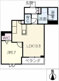 エクラジェント【3階】の間取り