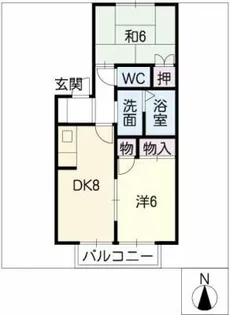 フレグランス125【2階】の間取り