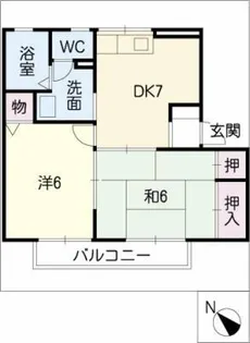 ジェイズ251【1階】の間取り