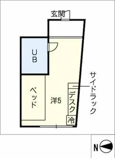 カレッジコート名古屋【3階】の間取り