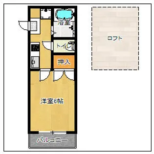 マフィーユ菜月【203号室】の間取り