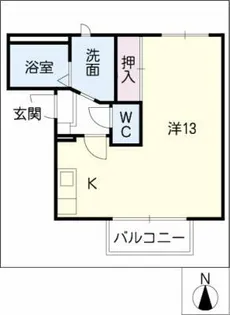 エクセルなるみA棟【2階】の間取り