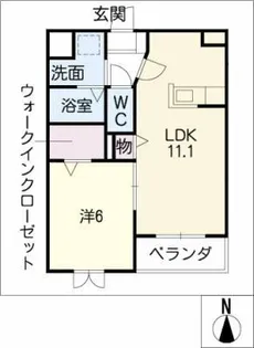 クレドール十番【2階】の間取り