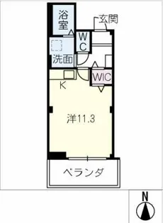 プレミアムキャッスル西春Ⅱ【1階】の間取り
