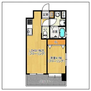 ドゥーエ平尾【9階】の間取り