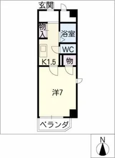 エクセルフジタ【2階】の間取り