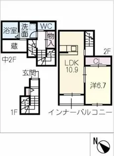 仮)清須市西堀江PJ【2階】の間取り