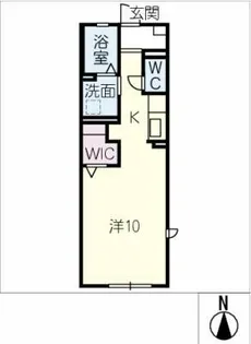 エクセレントK-Ⅲ【1階】の間取り