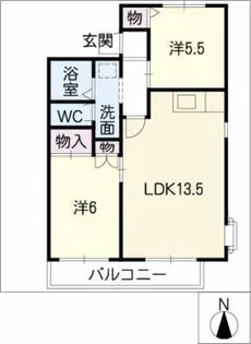 アークガーデン岩崎 C棟【2階】の間取り