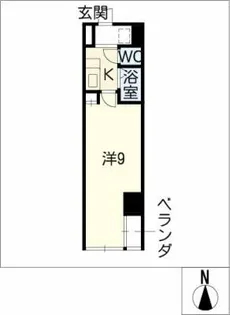 サンパーク丸の内【3階】の間取り