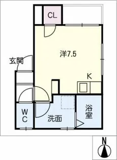 MELDIA大須【1階】の間取り