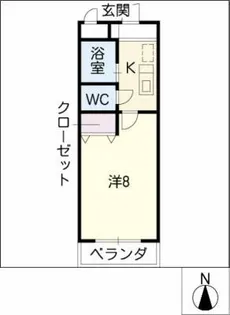 SEASIDE CITY【4階】の間取り