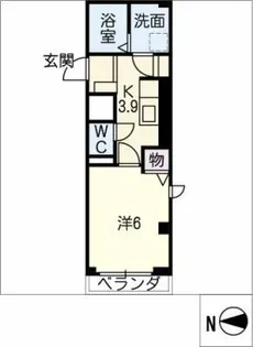 FortunaKanayama【1階】の間取り
