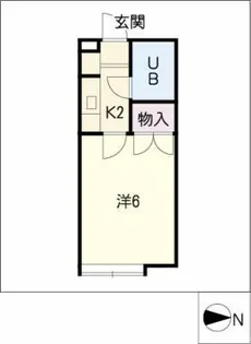 エレガンスSAWADA【2階】の間取り