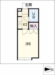 エレガンスSAWADA【2階】の間取り