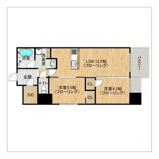 ONEPASEO【3階】の間取り