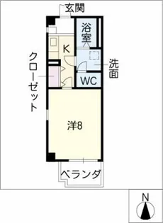 トキワビル【7階】の間取り