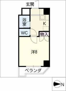 SAINT EAST OF YAMATE【9階】の間取り