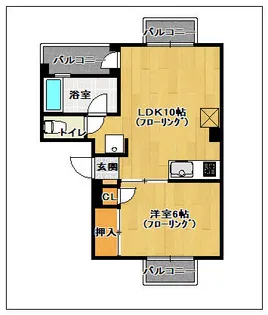 TS崎村ビル【205号室】の間取り