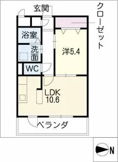グラン・エスパスⅠ【2階】の間取り