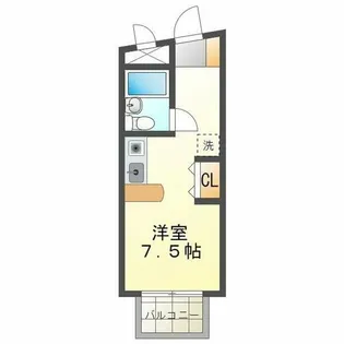 ミスティエイト【3階】の間取り