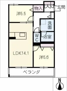 エル シエロ【1階】の間取り