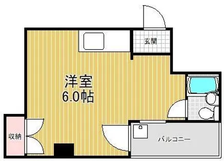 ベストレジデンス千里山駅前【3階】の間取り