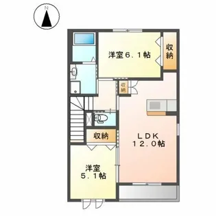 アルヴォーレ【2階】の間取り
