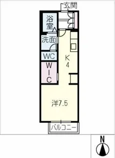 コンフォール【1階】の間取り