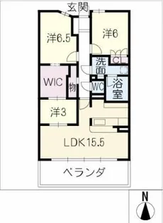 栄アインスタワー【18階】の間取り