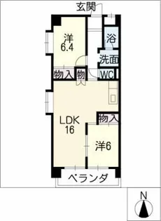 ルミエール原【10階】の間取り