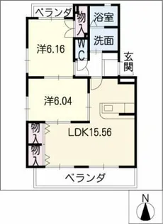 BEE LINE O【3階】の間取り